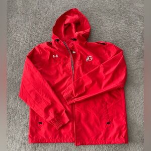 Utah Utes Red Windbreaker Jacket